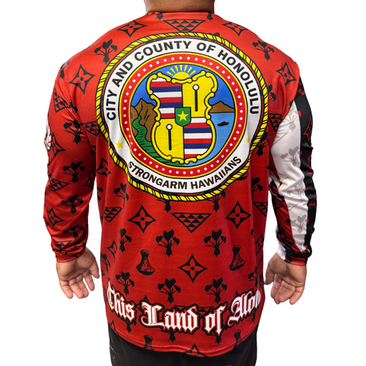 City & County Red LV - Long Sleeve