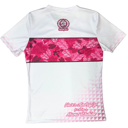 Stay Uʻi Mana Wahine - Women's V Neck Sub Shirt