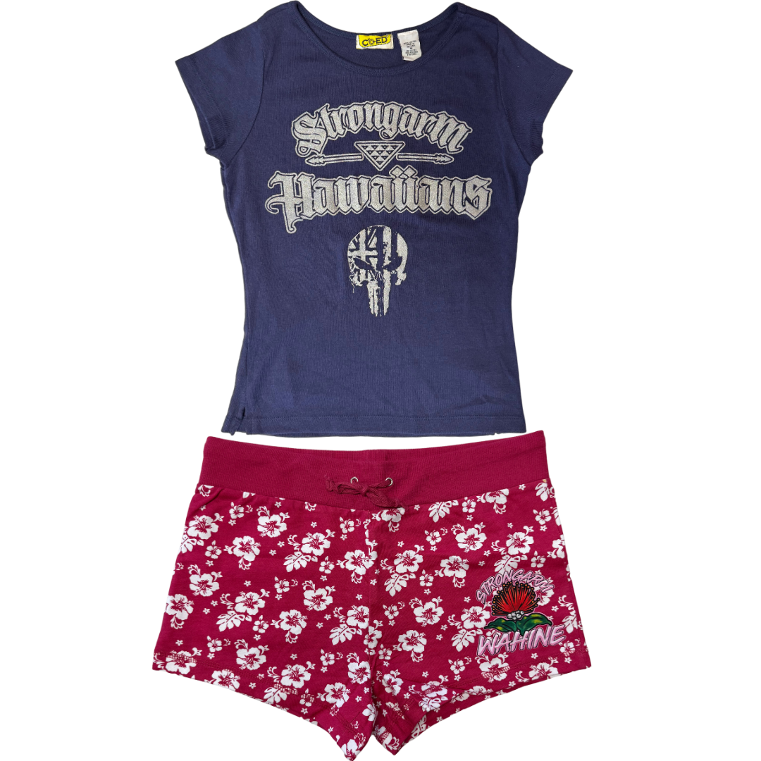 Strongarm Navy Baby Tee & Shorts - Bundle