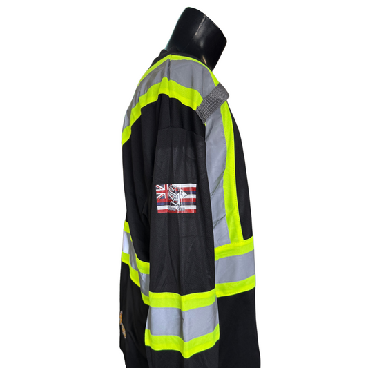 Strongarm Hawaiians Lauhala Logo - Hi Vis Long Sleeve