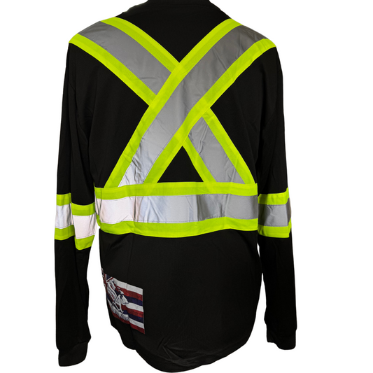 SA Logo & Hawaiian Flag - Hi Vis Long Sleeve