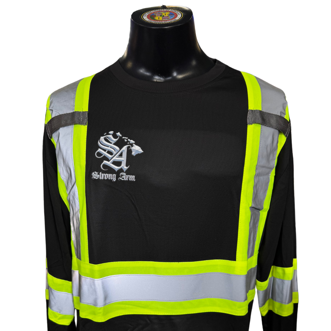 SA Logo & Hawaiian Flag - Hi Vis Long Sleeve