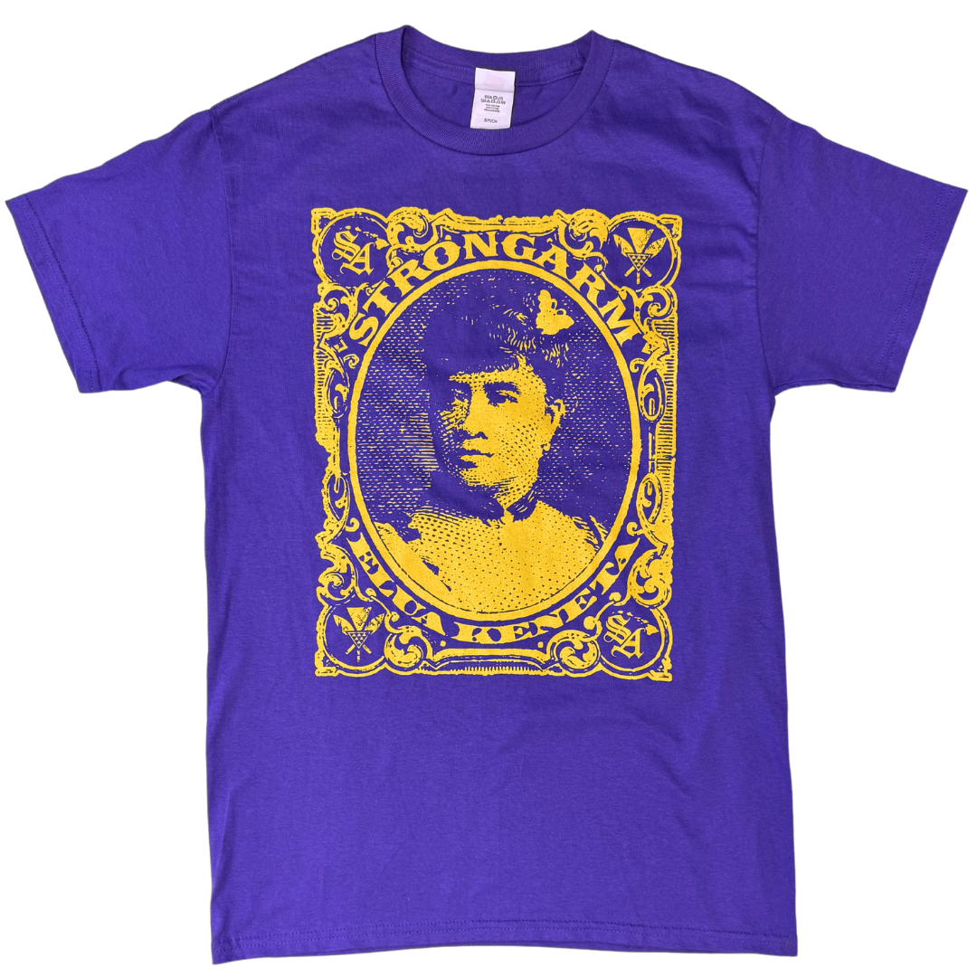 Queen Liliʻuokalani Stamp - Cotton T-Shirt