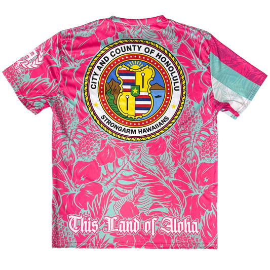 City & County Pineapple Floral - Sub Shirt