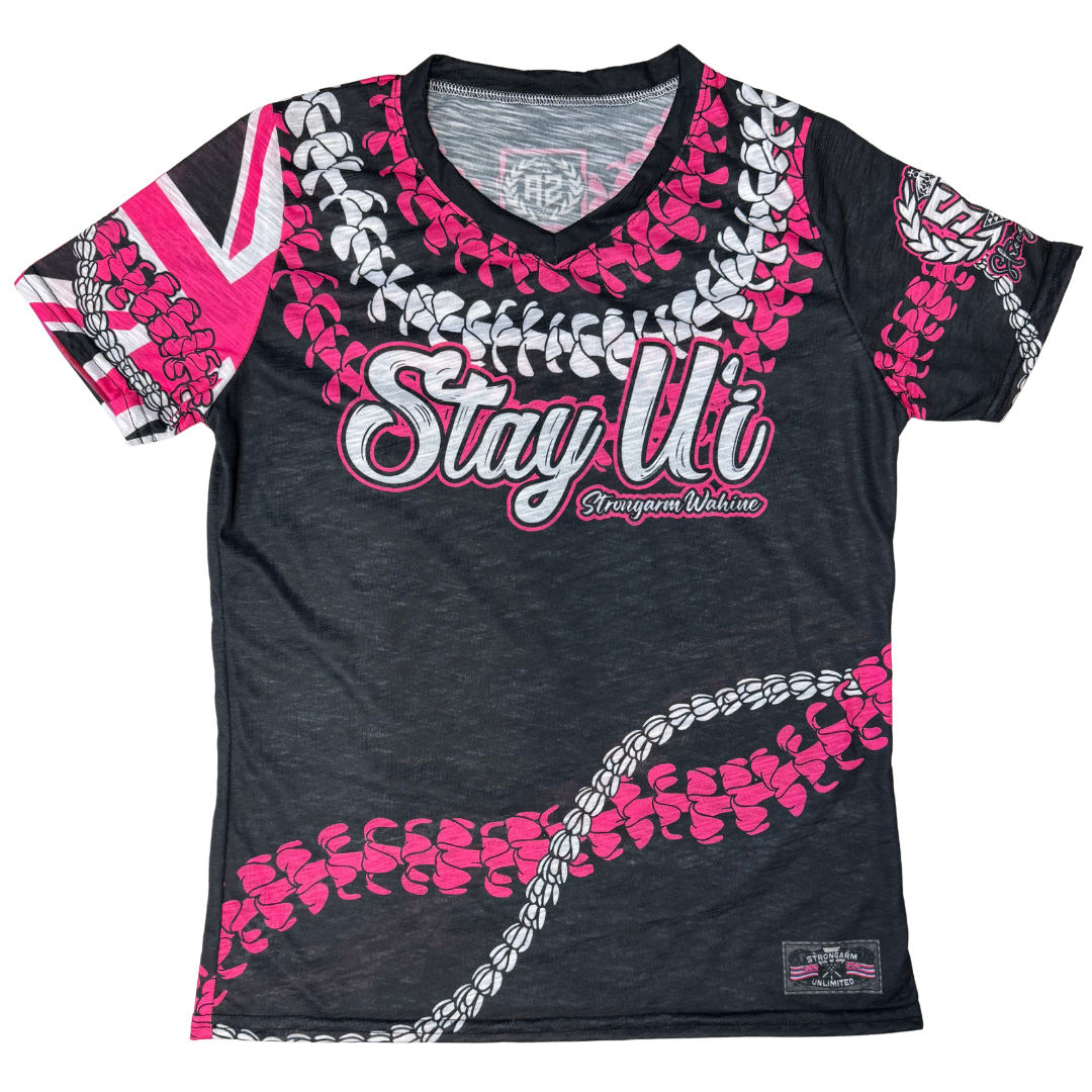 Stay Uʻi Puakenikeni & Pīkake - V Neck Shirt