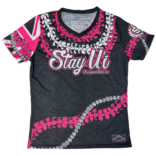 Stay Uʻi Puakenikeni & Pīkake - Women's V Neck Shirt