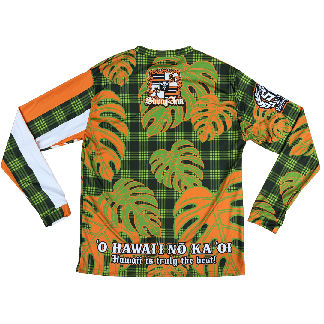 Hawaii Palaka ʻŌmaʻomaʻo - Long Sleeve