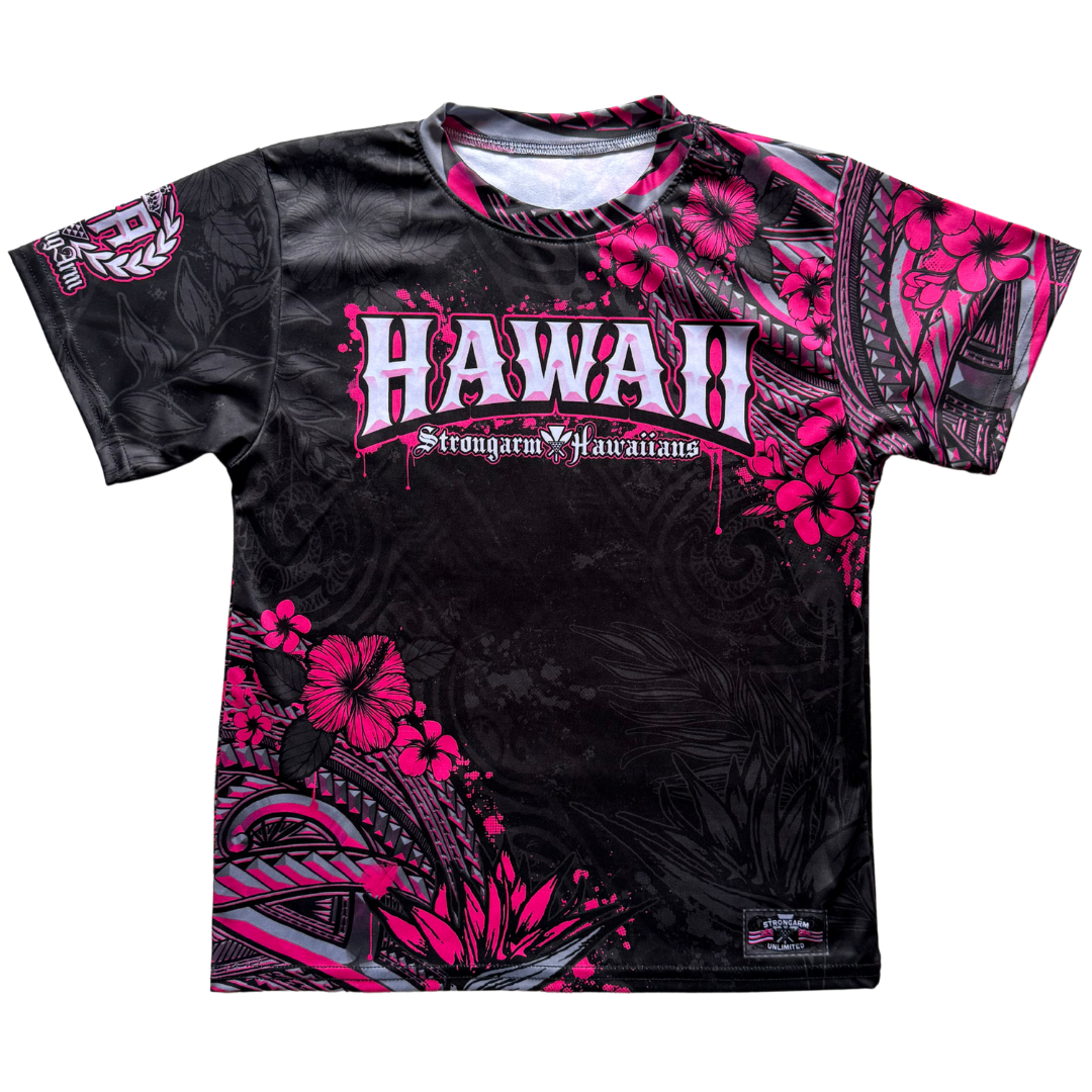 Hawaii Pink Floral/Tribal - Sub Shirt