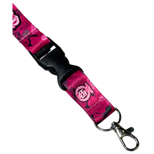 "This Land of Aloha" Pink Kalo - Lanyard