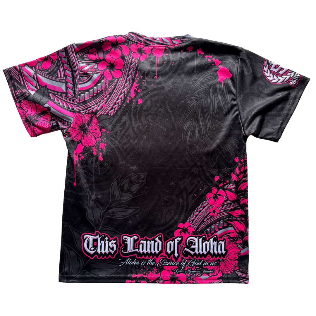 Hawaii Pink Floral/Tribal - Sub Shirt