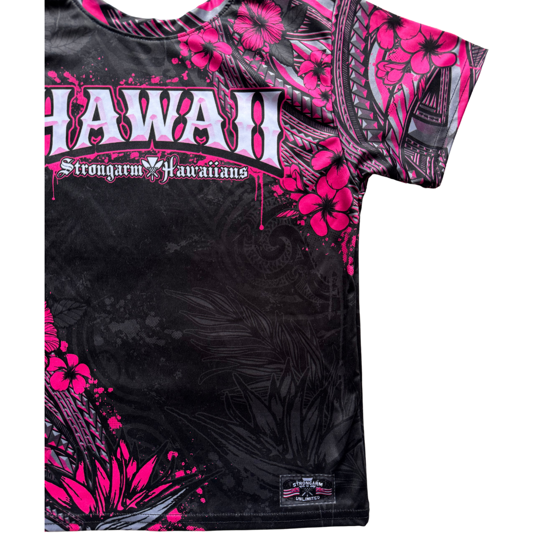 Hawaii Pink Floral/Tribal - Sub Shirt
