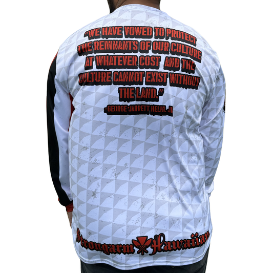 Stop Stealing Hawaiian Land (Keʻokeʻo Edition) - Long Sleeve