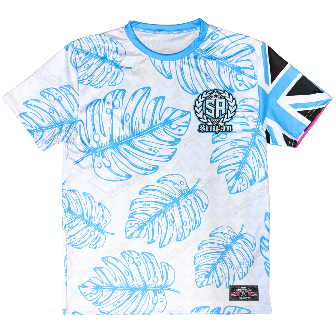 SA Baby Blue Monstera - Sub Shirt