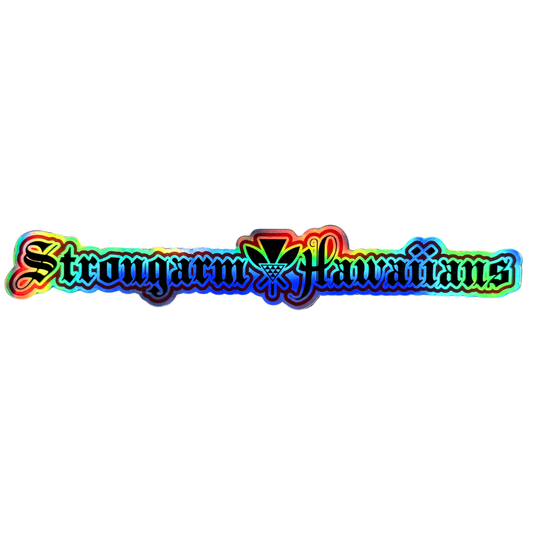 Strongarm Hawaiians Holographic Logo - Sticker