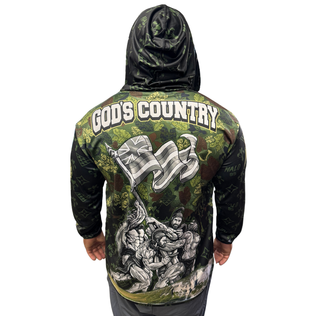 Waimānalo "God's Country" - Long Sleeve W/Hood