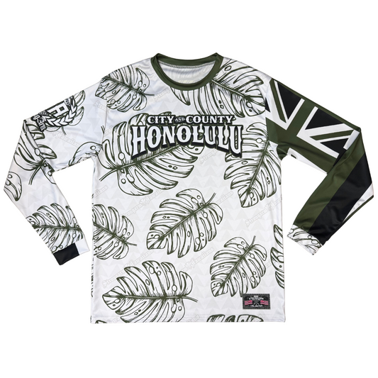 City & County Olive Monstera - Long Sleeve