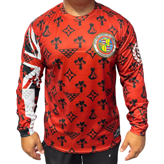 City & County Red LV - Long Sleeve
