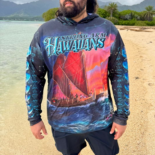 Hōkūleʻa - Long Sleeve W/Hood