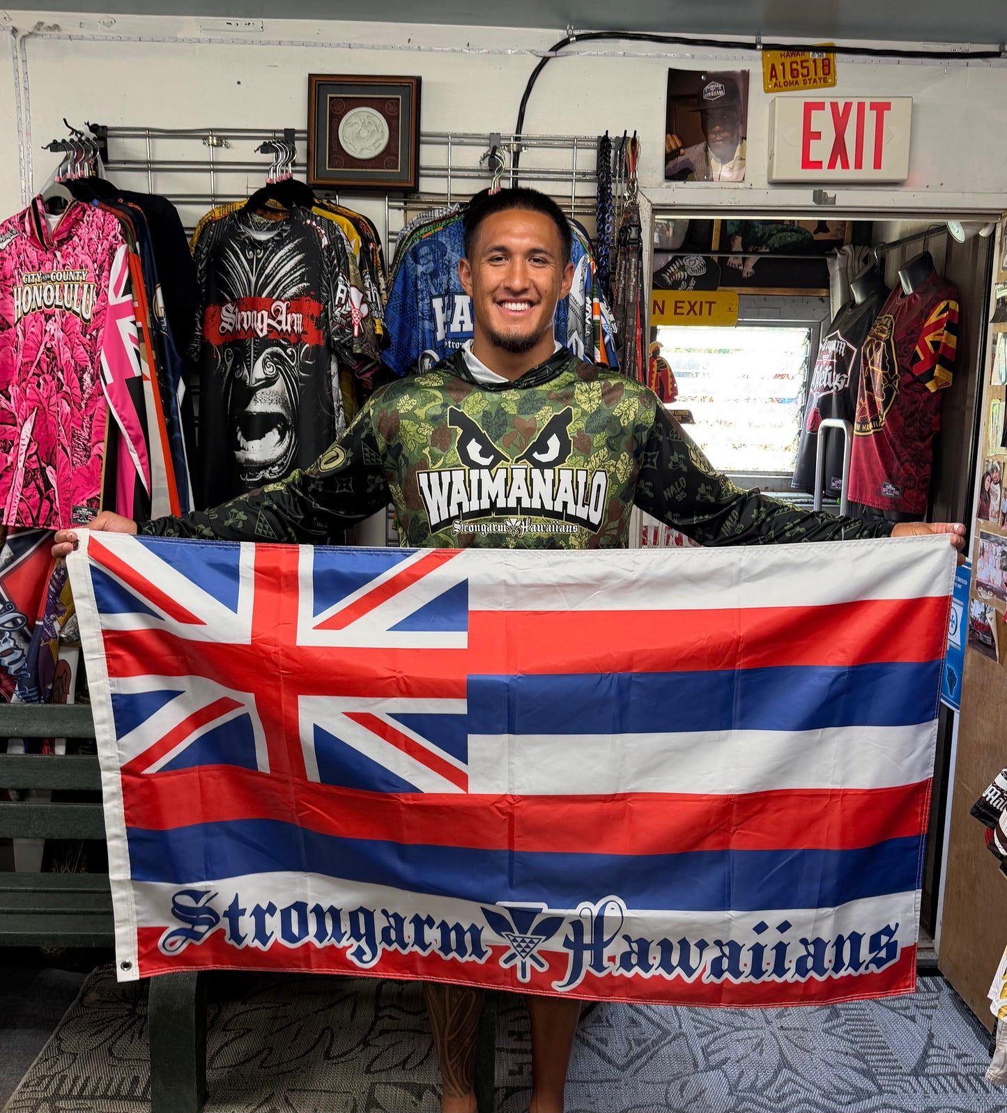 Strongarm Hawaiians Hae Hawaiʻi - Flag