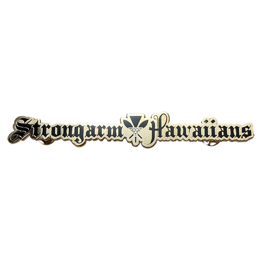 Strongarm Hawaiians - Gold Enamel Pin