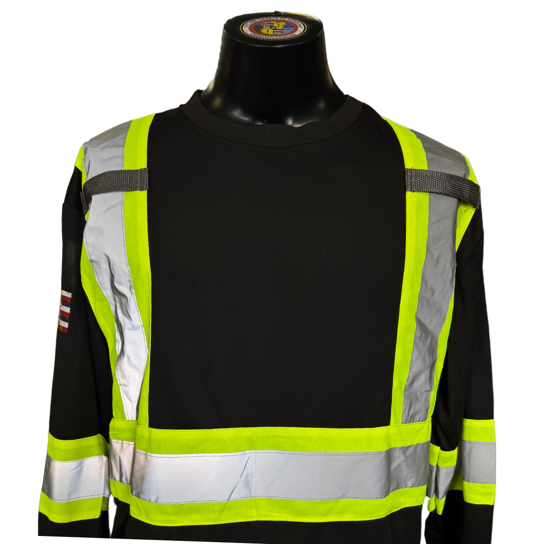 Strongarm Hawaiians Lauhala Logo - Hi Vis Long Sleeve