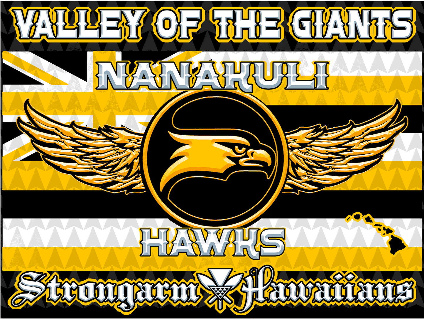 Nanakuli Hawks - Plush Blanket