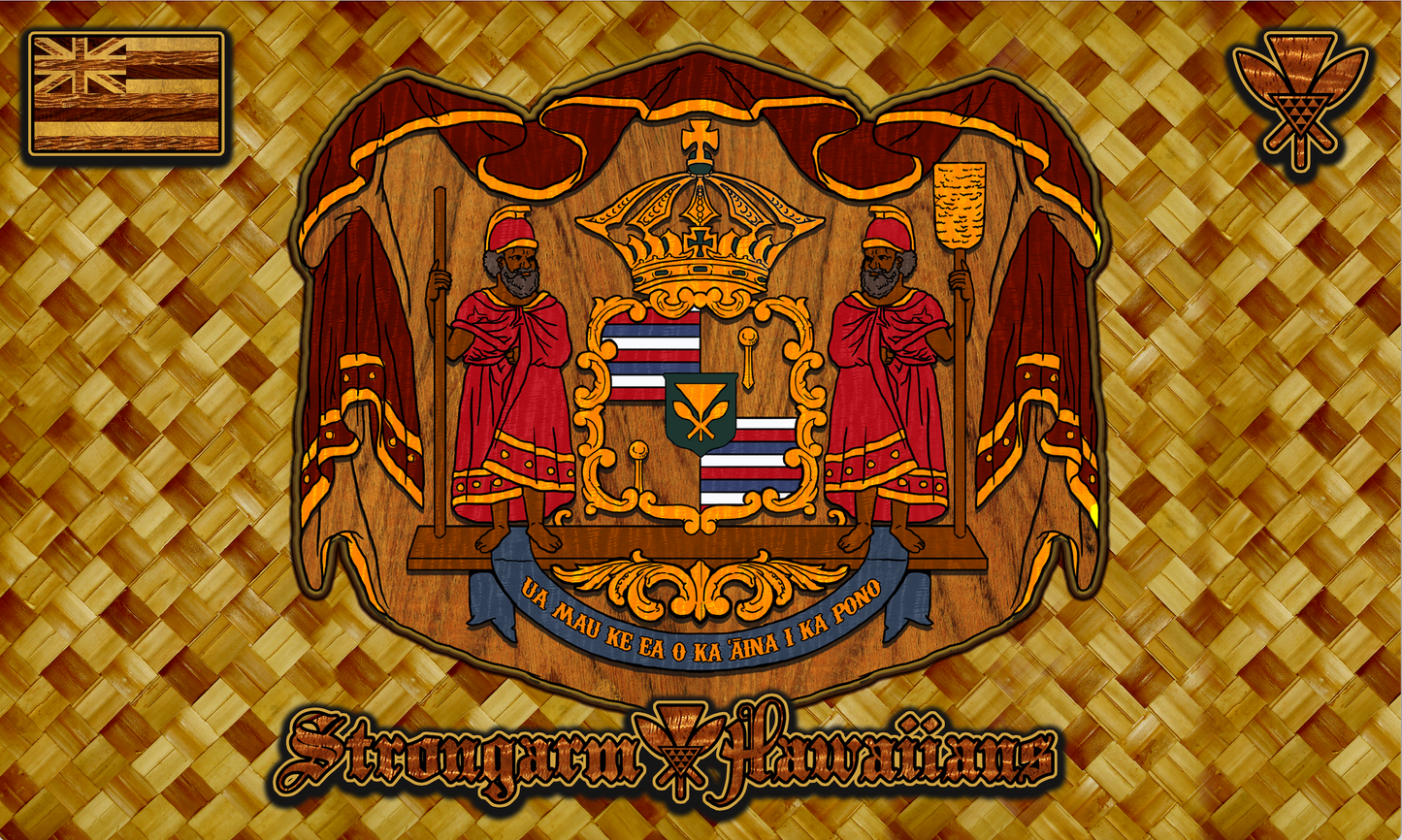 Hawaiian Coat of Arms - Flag