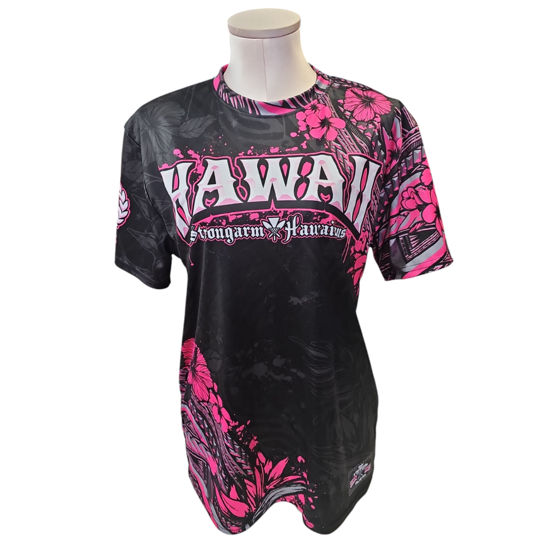 Hawaii Pink Floral/Tribal - Sub Shirt