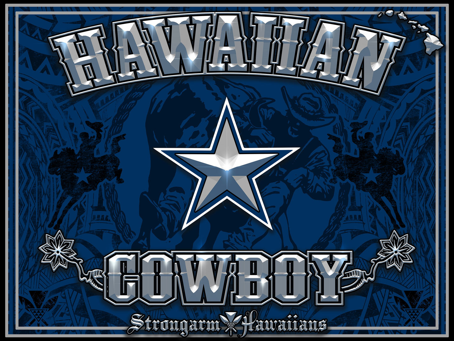 Hawaiian Cowboy - Flag