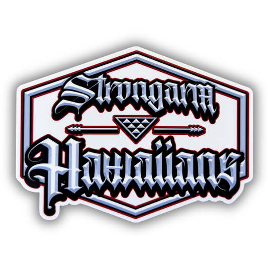 Strongarm Hawaiians Hexagon Logo - Sticker