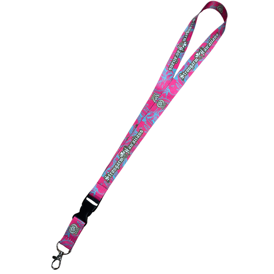 Strongarm Hawaiians Pink/Blue/Gold Tropical - Lanyard
