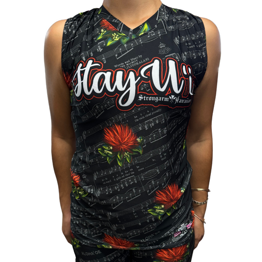 Stay Uʻi Aloha ʻOe - Racerback Tank Top