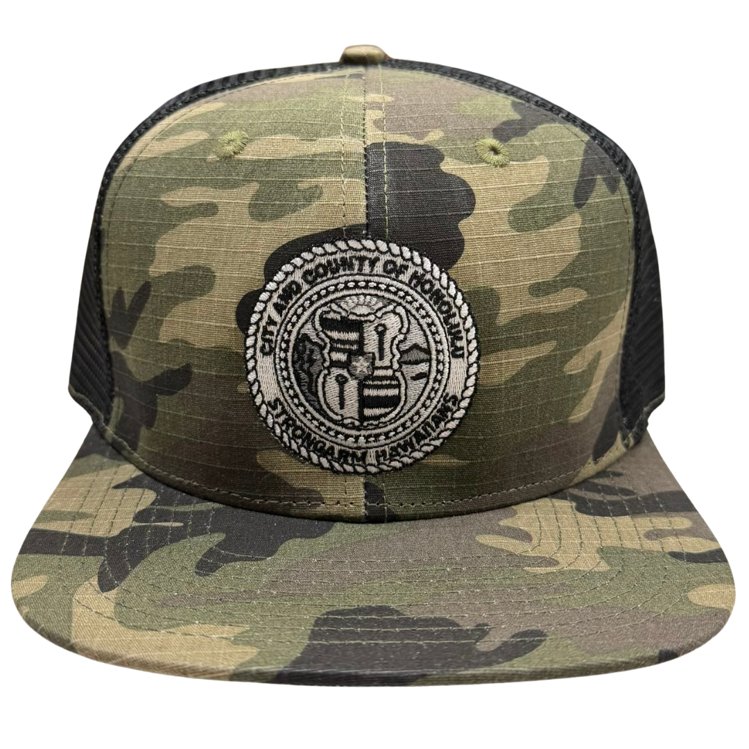 City & County Camo/Black Trucker - Snapback