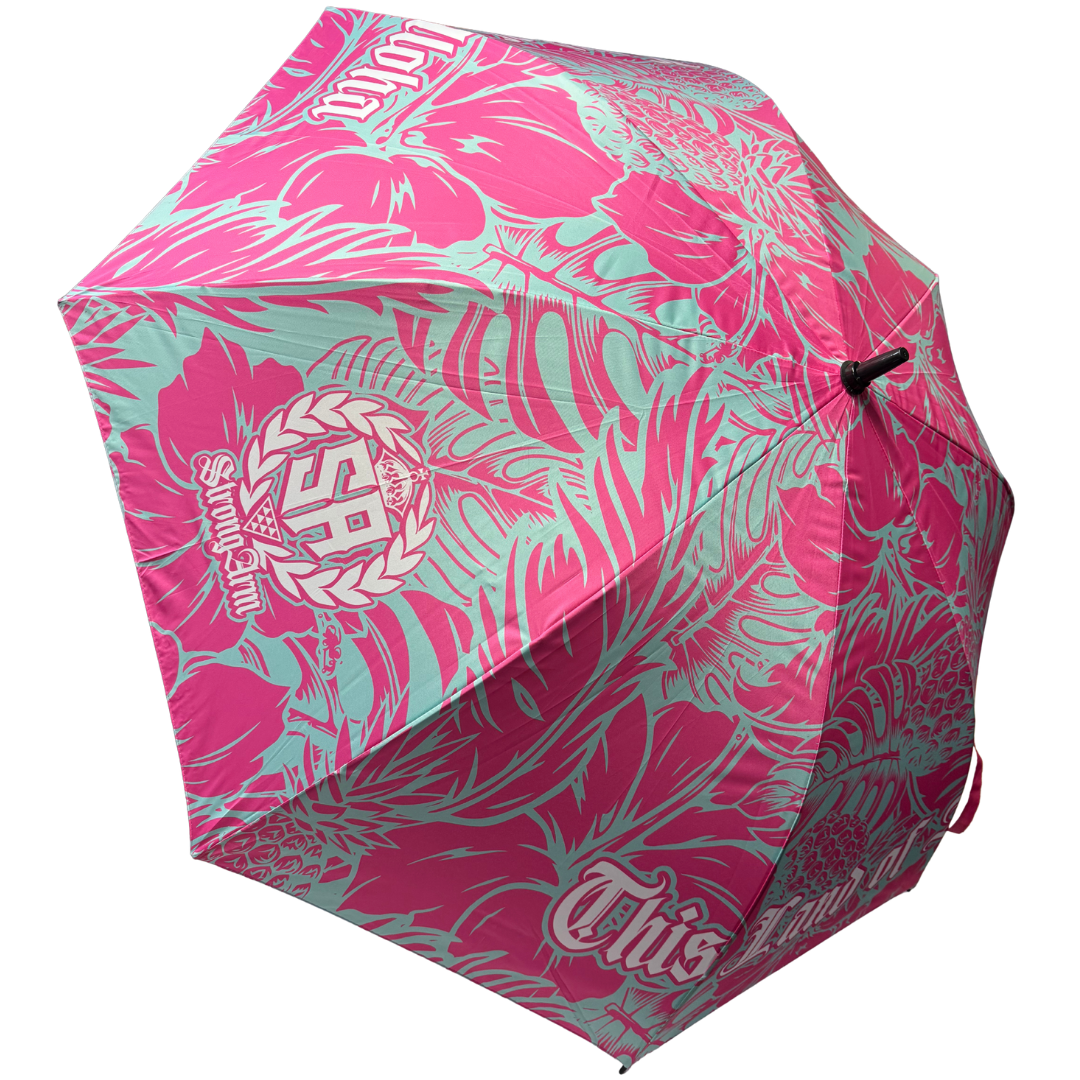 Pink/Blue Pineapple Floral - Umbrella
