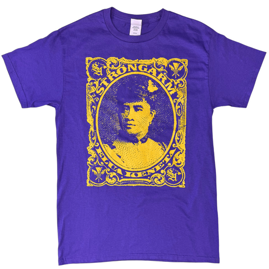 Queen Liliʻuokalani Stamp - Cotton T-Shirt