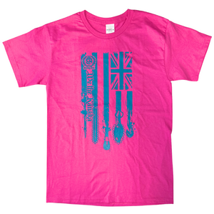We The Kanaka Pink/Blue - Cotton T-Shirt