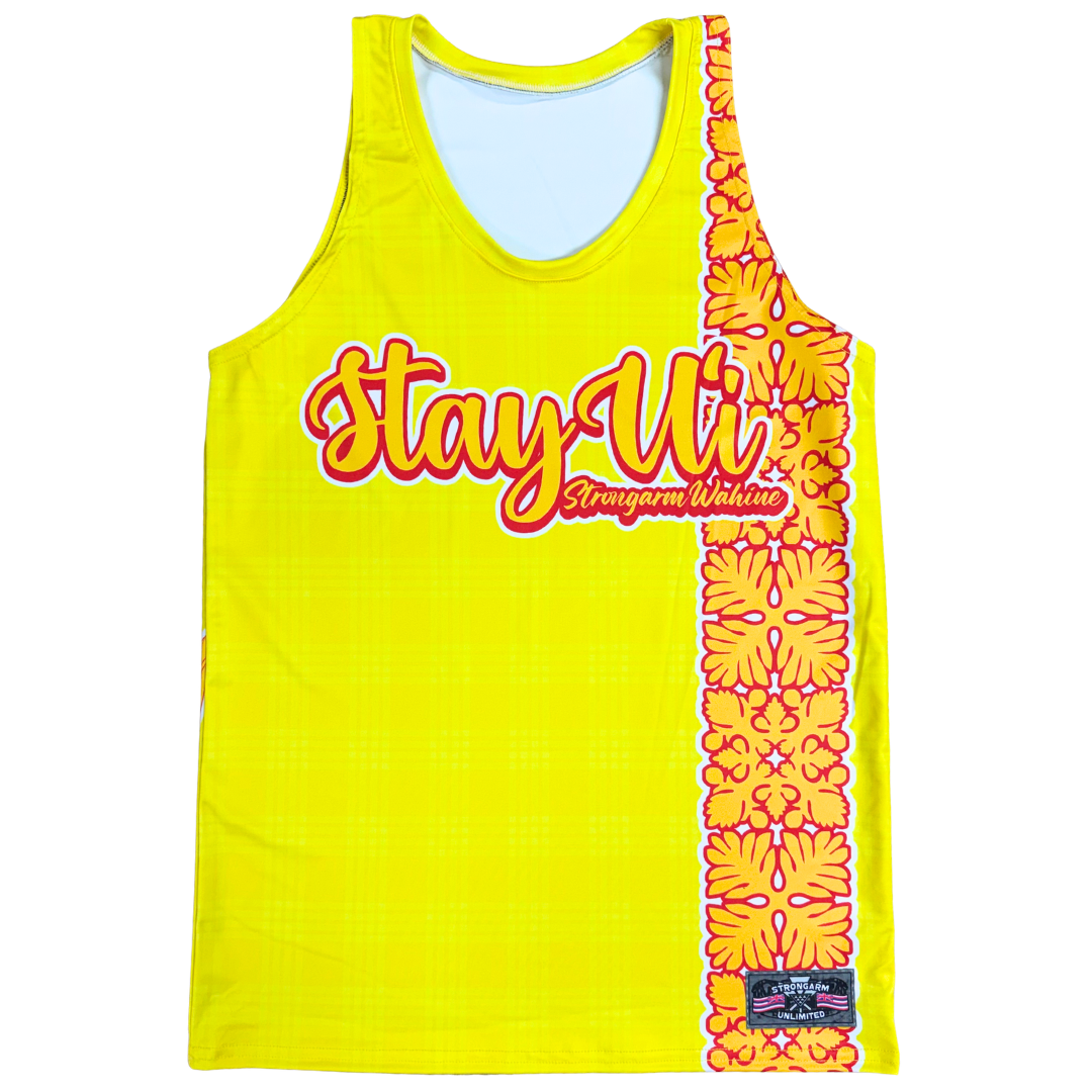 Stay Uʻi Palaka Melemele - Women's Racerback Tank