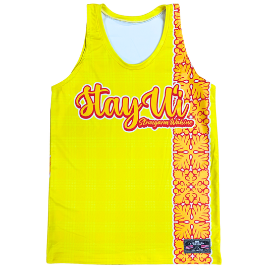 Stay Uʻi Palaka Melemele - Women's Racerback Tank