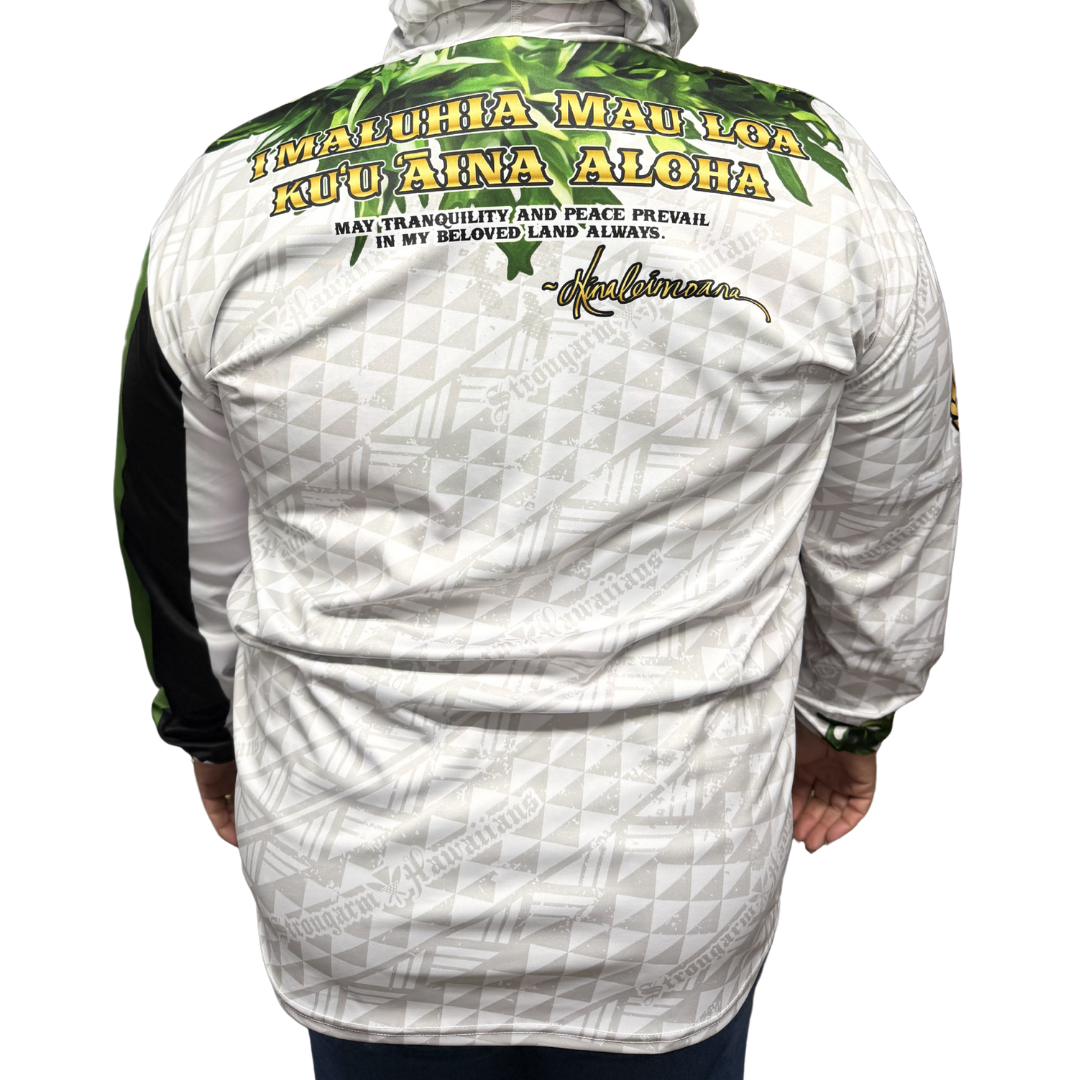 Lāhui Hawaiʻi (Keʻokeʻo Edition) - Long Sleeve W/Hood