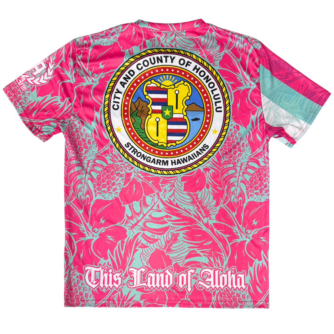 City & County Pineapple Floral - Sub Shirt