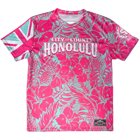 City & County Pineapple Floral - Sub Shirt