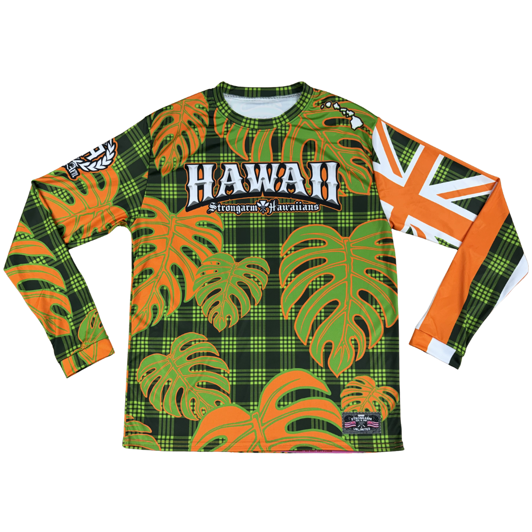 Hawaii Palaka ʻŌmaʻomaʻo  - Long Sleeve