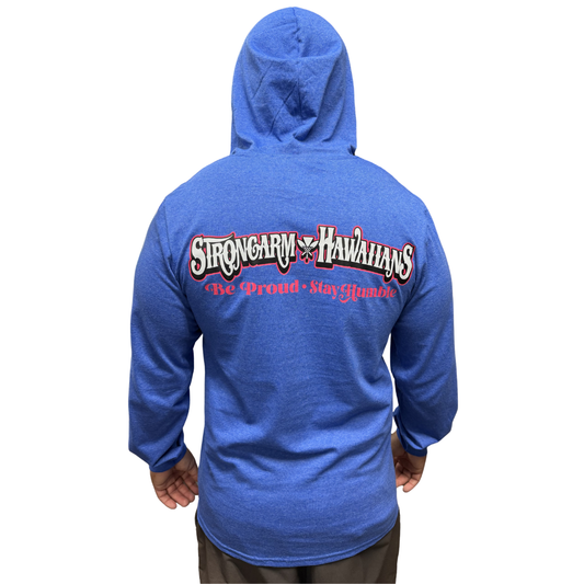 SA Shield (Be Proud, Stay Humble) - Cotton Long Sleeve With Hood