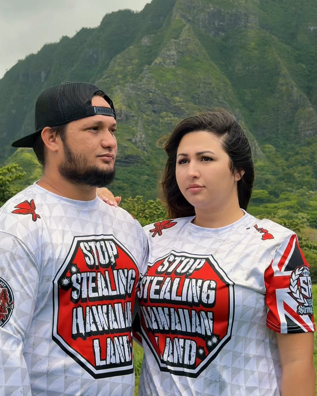 Stop Stealing Hawaiian Land (Keʻokeʻo Edition) - Long Sleeve