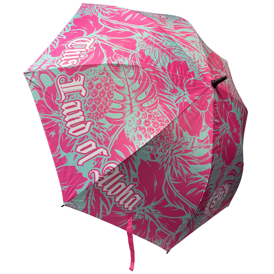 Pink/Blue Pineapple Floral - Umbrella