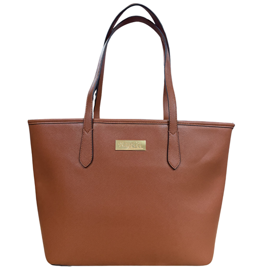 Stay Uʻi Faux Leather Purse - Brown