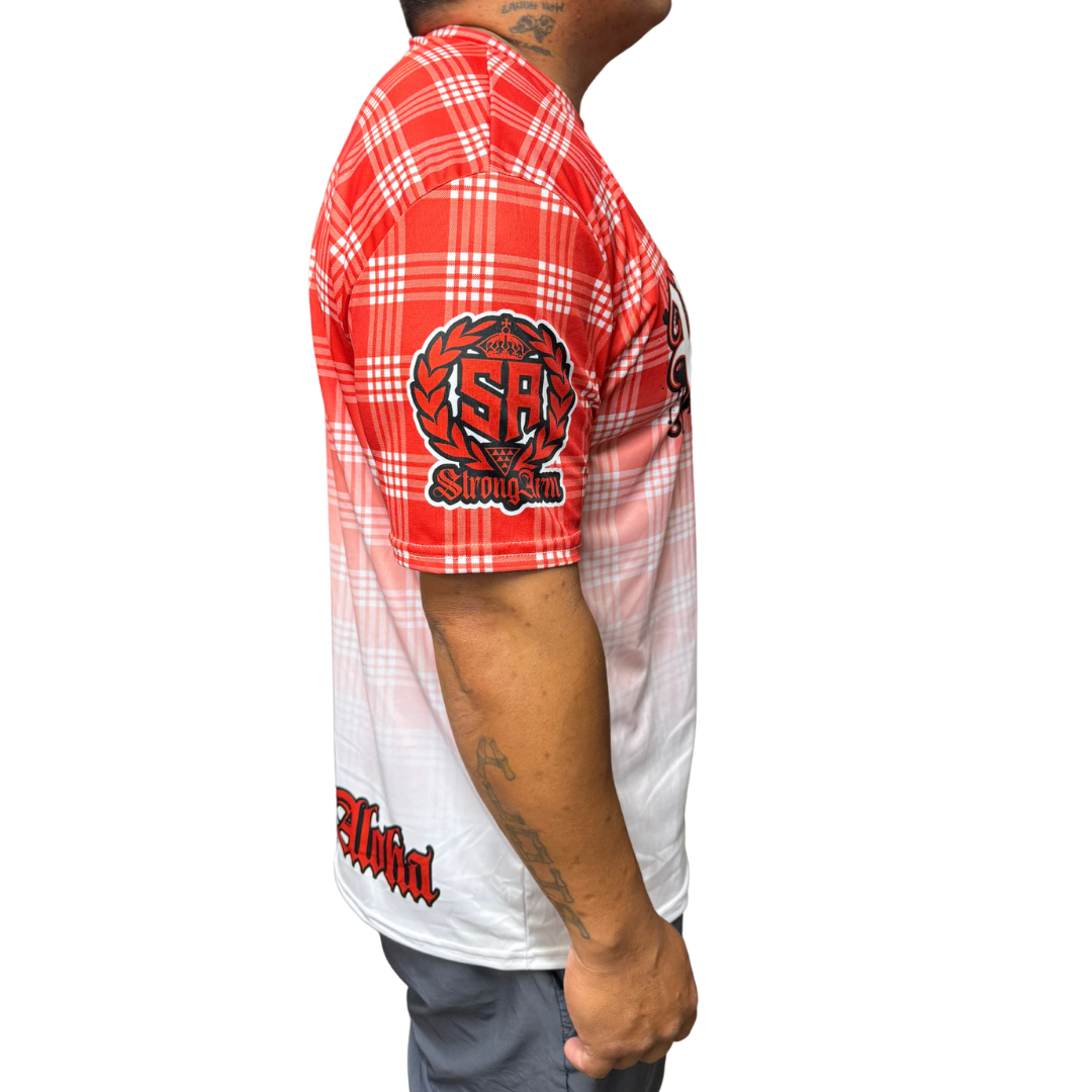 Sons of Hawaii Red Palaka - Sub Shirt