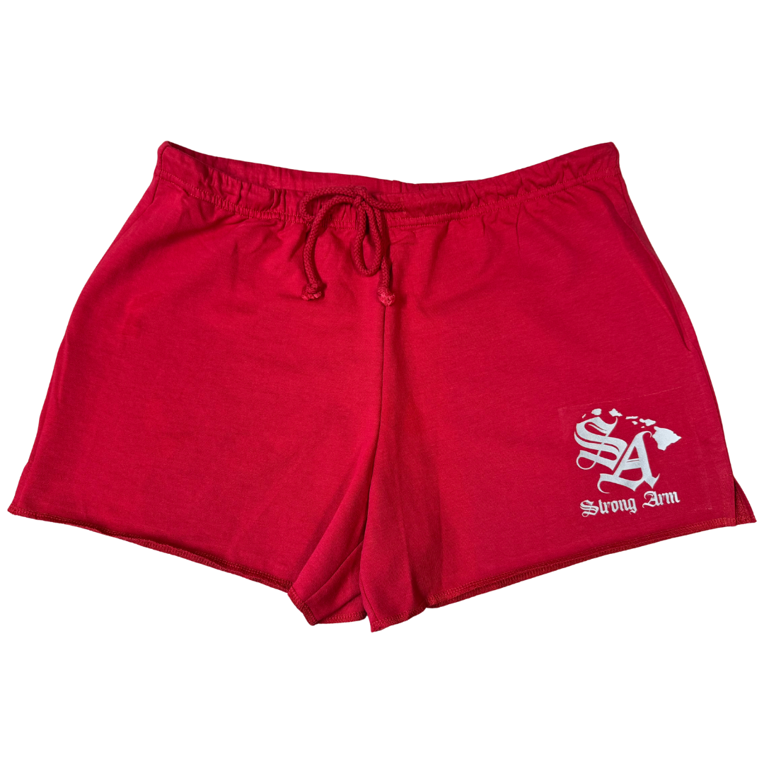 Silver Reflective SA Islands Logo - Drawstring Shorts