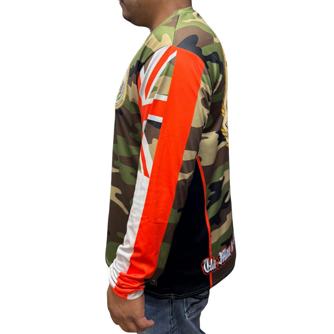 State of Hawaiʻi Camo/Orange - Long Sleeve
