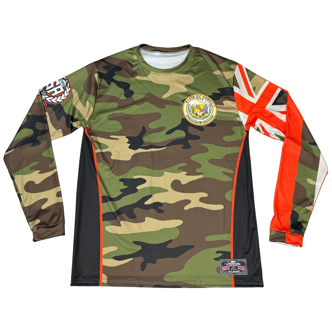 State of Hawaiʻi Camo/Orange - Long Sleeve
